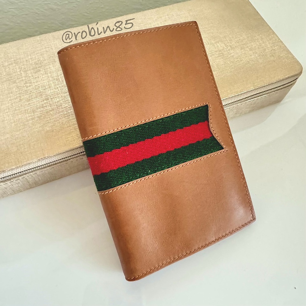 GUCCI ☆ Leather Planner / Notebook ☆ Vintage ☆ RARE ☆